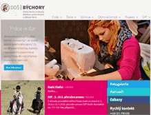 Tablet Screenshot of domov-bychory.org